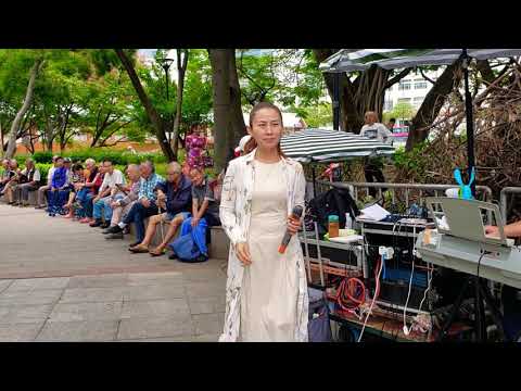 酒后更想你 小勤 屯门公园表演  旺角菜街艺人singing 2018年10月20日