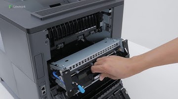 Lexmark M5255 - Replacing the Fuser