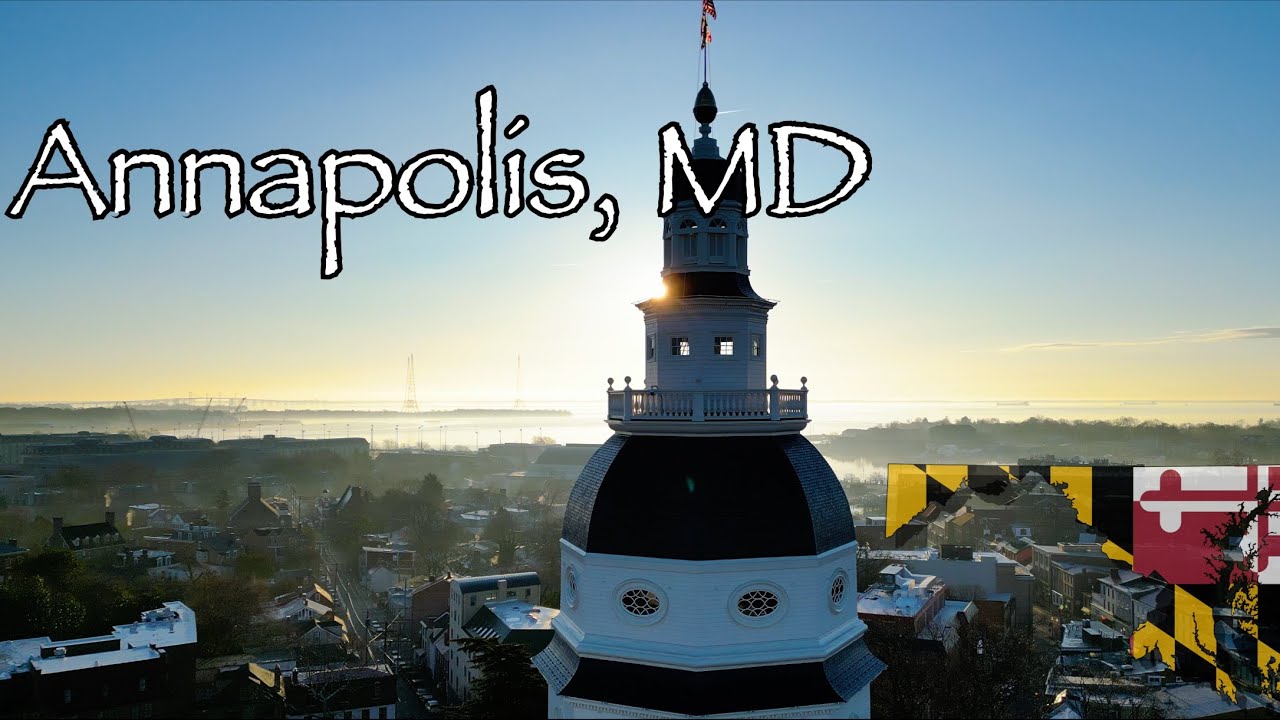 4K Drone Annapolis MD Morning