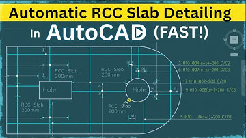 Automate RCC Slab Detailing in AutoCAD FAST! — Save Hours on Structural Drawings!