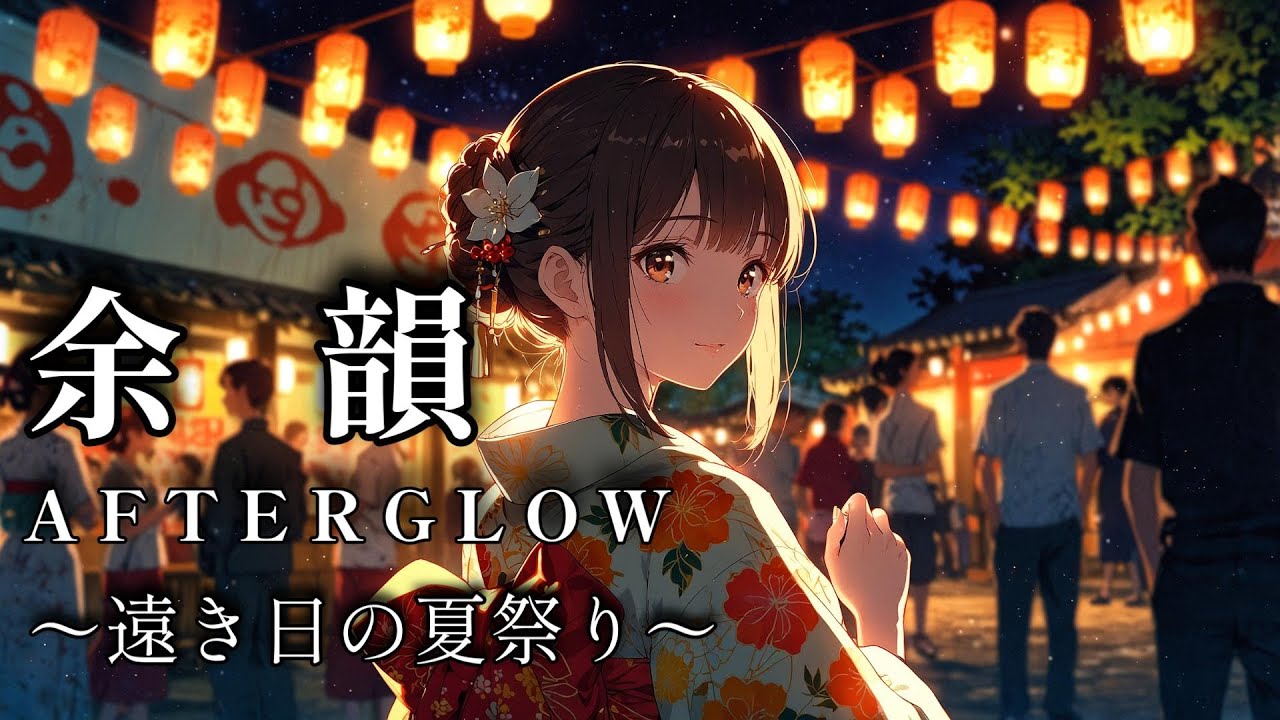 【余韻】楽しかった思い出に浸る。遠くの花火と和の調べの作業用BGM｜集中力アップ・リセット