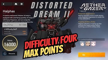 [Aether Gazer] Distorted Dream II - Halphas (Max Points) #Week11