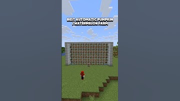 The Best Automatic Pumpkin/Watermelon Farm In Minecraft! #minecraft #survival #minecraftfarms