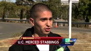 4 hurt in UC Merced stabbing; suspect killed by police