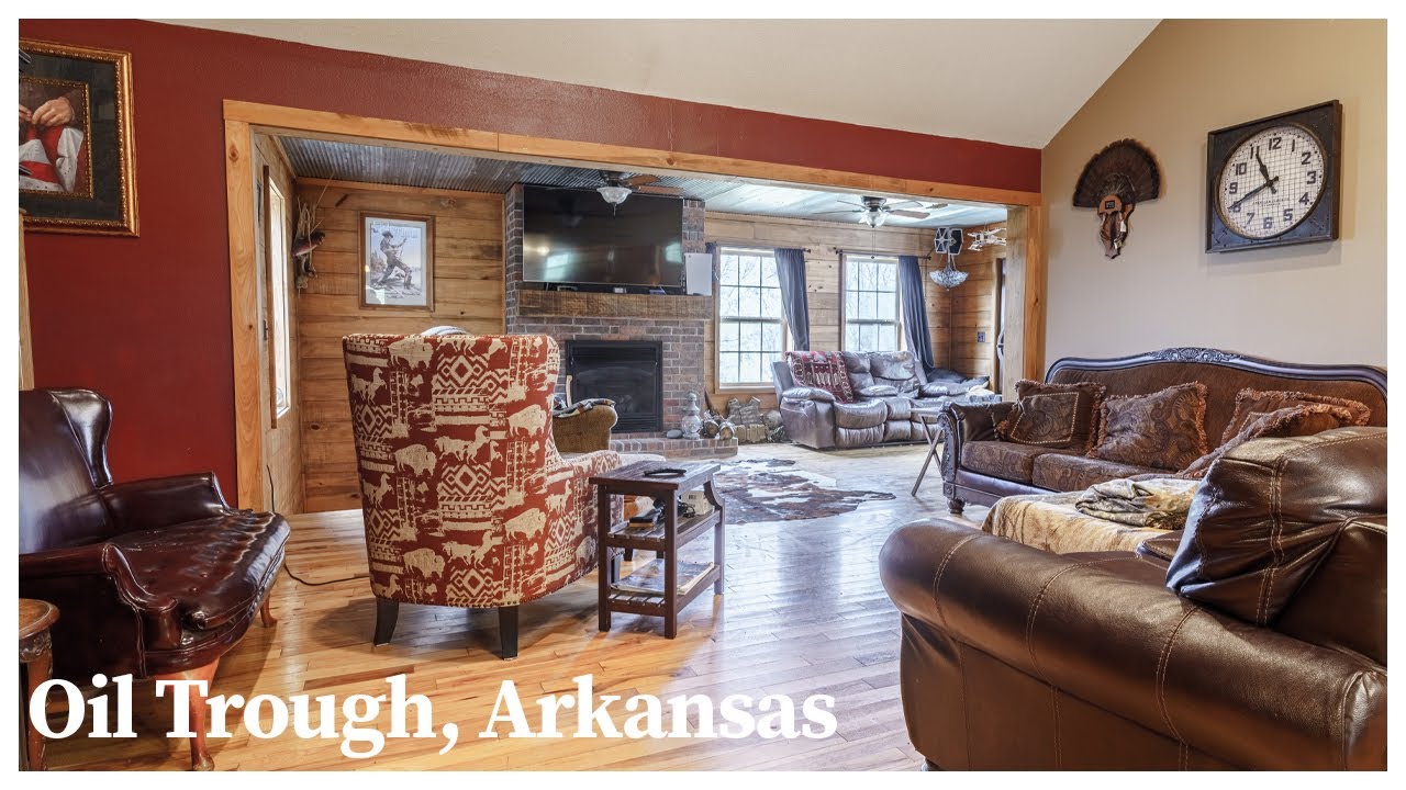 Land & Home for Sale 701 Blackland Rd. Oil Trough, AR 72564 Walk