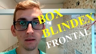 Como instalar box blindex frontal - passo a passo!!