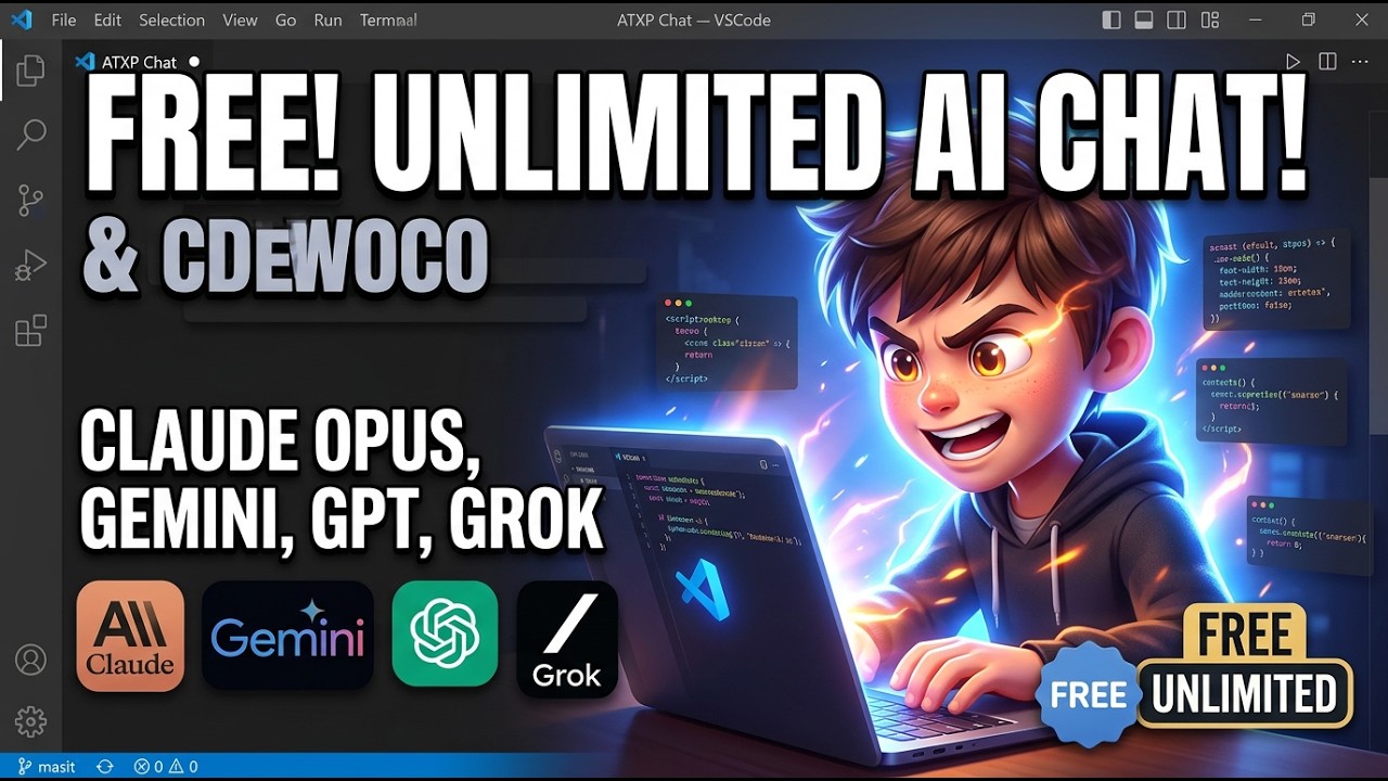 ATXP Chat FREE Unlimited Chat with Claude Opus 4.8,Gemini 3.1 Pro