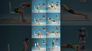 Chair #workout at Home Easy To Do and This Works #weightloss #yoga #postpartumrecovery #challenge