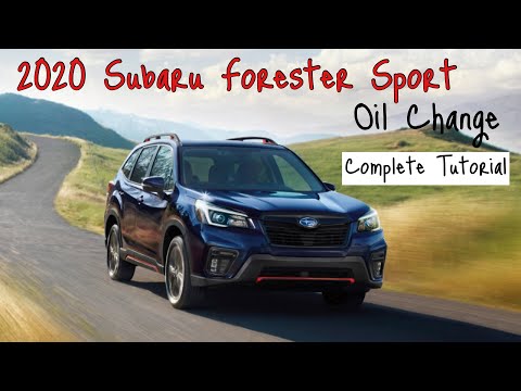 2020 Subaru Forester Oil Change Complete Tutorial / Easy Steps