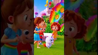The Lost Rainbow Crown 👑🌈 | Magical 3D Kids Animation #Shorts