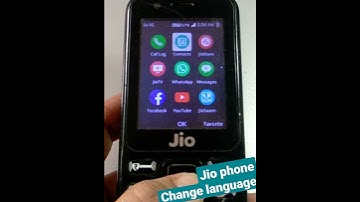 Jio phone Language change setting | F81E
