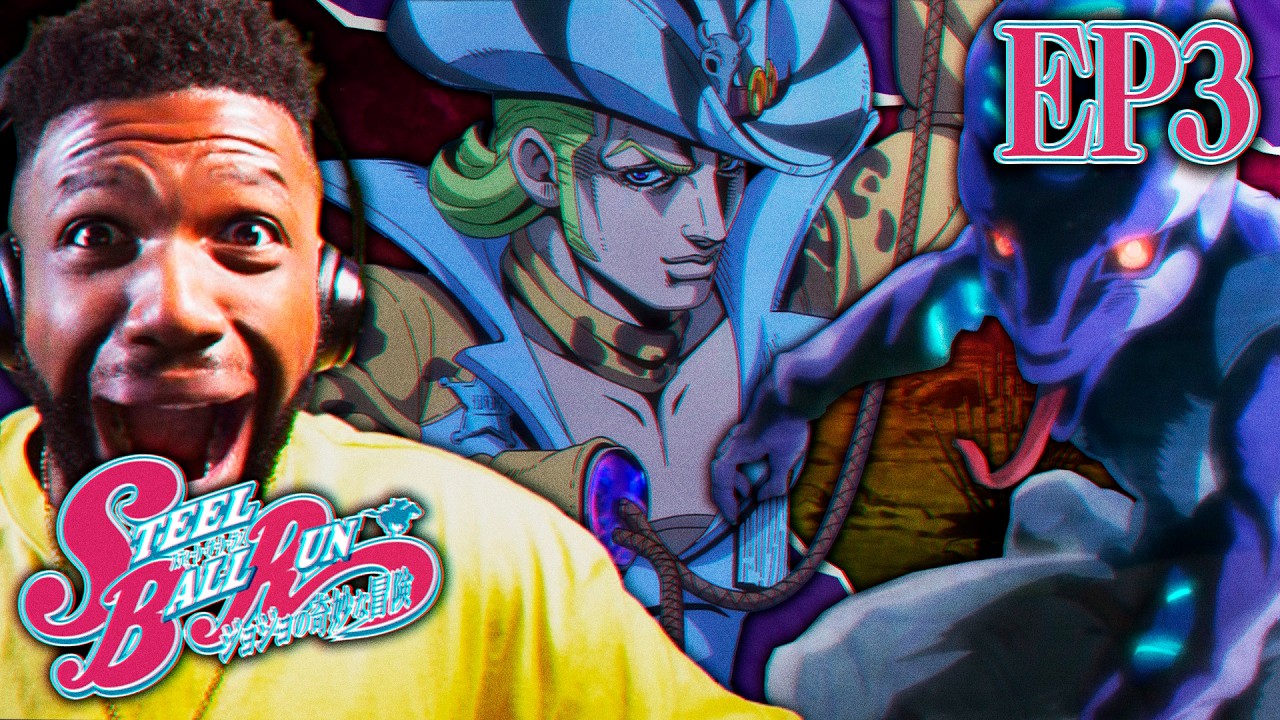 STAND POWER!? | JJBA STEEL BALL RUN EP3 REACTION