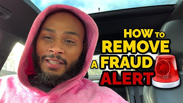How to remove a Fraud Alert 🚨
