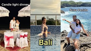We are in BALI 💕 | Candle Light Dinner, Snorkeling on Nusa Penida Island 🏝️ Part 2