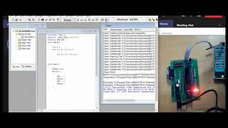 PIC Microcontroller program of Led blinking using MPLAB  with Hardware Live  demo | How to use MPLAB