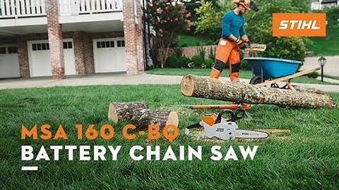 STIHL MSA 160 C-BQ Battery-powered Chain Saw | Product Feature