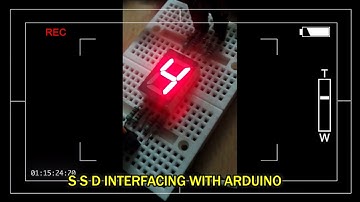 🎥 INTERFACE SEVEN SEGMENT DISPLAY WITH ARDUINO