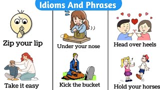 Common idioms and phrases | Idioms And phrases part-3 |  idioms with sentences