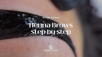 HENNA EYEBROWS STEP BY STEP TUTORIAL