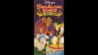 Opening To Disneys Sing Along Songs Be Our Guest Vhs