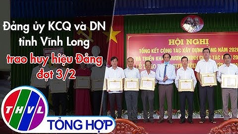 Đảng ủy KCQ và DN tỉnh Vĩnh Long trao huy hiệu Đảng đợt 3/2