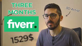 HOW MUCH I EARNED as a 3D Artist on FIVERR for 3 months? $€