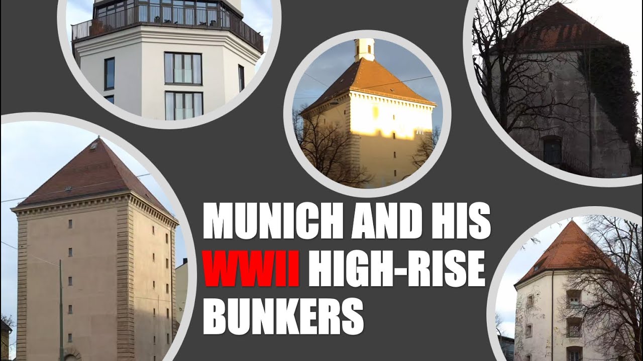 What happened to German WWII High-Rise Air-Raid Shelters in Munich? 