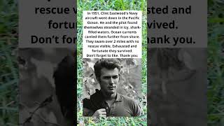 Clint Eastwood Survived Plane Crash at Age 22