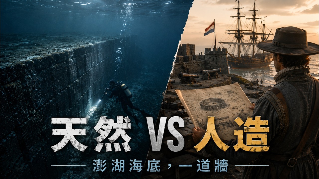 澎湖海底的這道牆，究竟是天然形成，還是400年前有人蓋的？