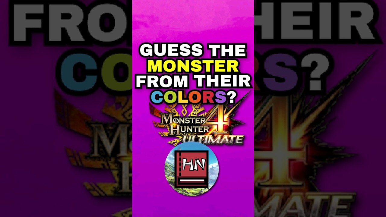 Угадай монстра по его ЦВЕТУ! @HuntersNotez | 