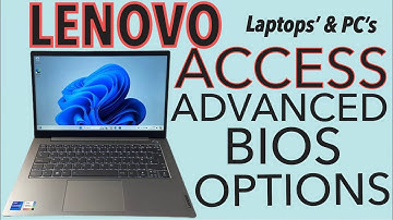 Enable Advanced BIOS Settings For LENOVO ThinkPad/Yoga/ThinkBook/IdeaPad/Flex/ThinkCentre/Precision