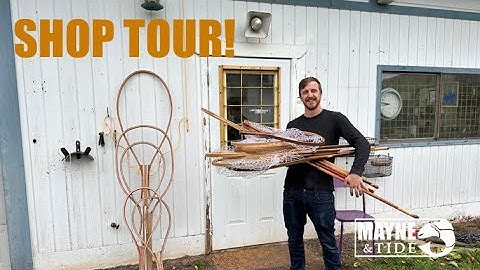 My New Shop Tour! Building Wooden Landing Nets!