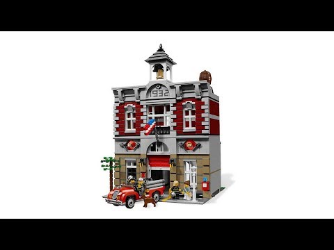Конструктор Lepin 15004 - аналог Lego 10197 Creator Пожарная Станция
