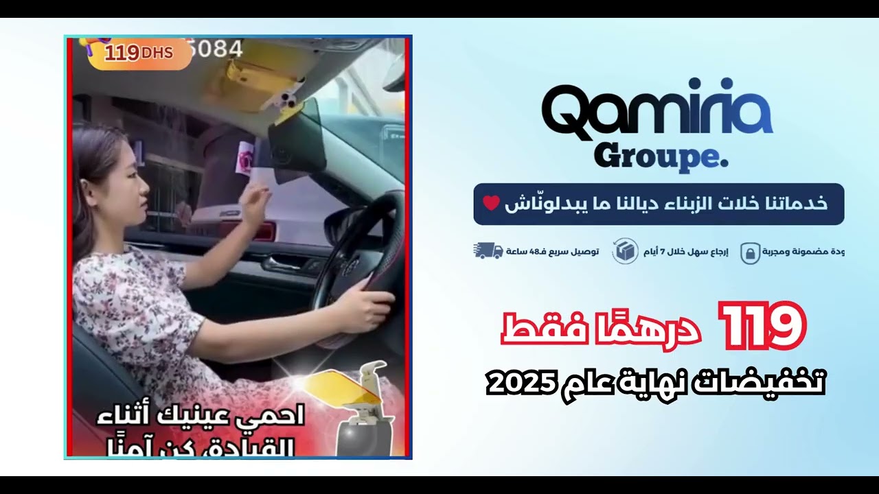 Pare Soleil Visière Jour & Nuit - HD Vision Visor