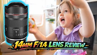 I Tested Canon's New 14mm RF f/1.4 VCM L Lens...  Turn Off ALL The Lens Profile Corrections