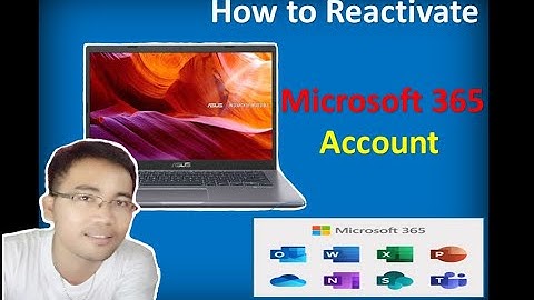 How To Reactivate MS 365 Account l Radz Tutorial Vlogs