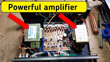 Powerful Amplifier kese banaye 4440 ic//2  Transformer ampere double test/Electronics verma