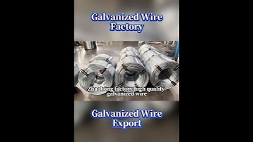 factory beautiful galvanized wire coil #galvanizedwire #wirefactory