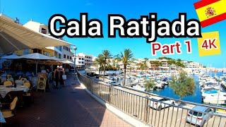 ⁴ᴷ CALA RAJADA walking tour 🇪🇸 Mallorca, majorca Spain (Part 1) 4K