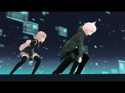 ダンガンロンパ MMD Echo Nagito Komaeda Chiaki Nanami Hajime Hinata