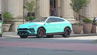 Lamborghini Urus Tiffany Blue Ritz Carlton Philadelphia