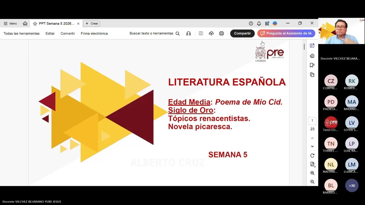 Literatura - Semana 05 - Pre San Marcos Ciclo 2026-I (Nuevo Ciclo)