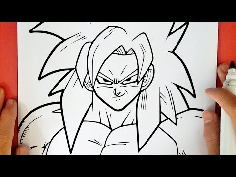 COMMENT DESSINER GOKU SSJ4