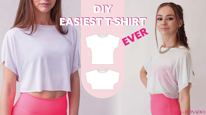 Super Easy T-shirt DIY | Beginner Friendly Sewing ...