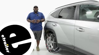 etrailer | How to Install the Konig Commercial Truck Tire Chains on a 2023 Hyundai Tucson