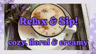 EARL GREY LAVENDER TEA LATTE | A Creamy Floral Escape for the Senses!