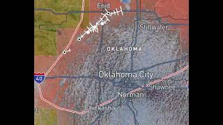 Severe Thunderstorm Watch #483 for most of Central to Northeast Oklahoma!