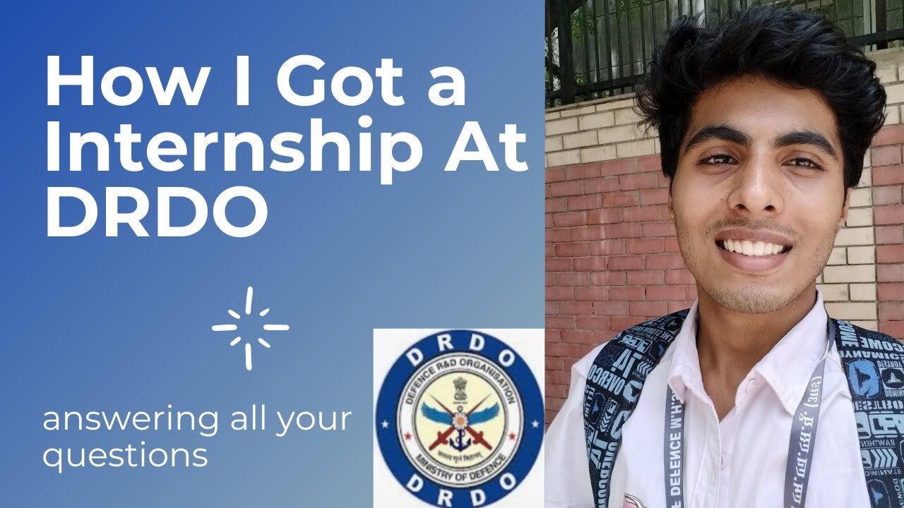 How I got Internship at DRDO #internship #drdo #college #video #youtube ...
