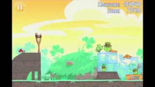 Angry Birds Seasons Go Green, Get Lucky 1-7 3-Star Walkthrough