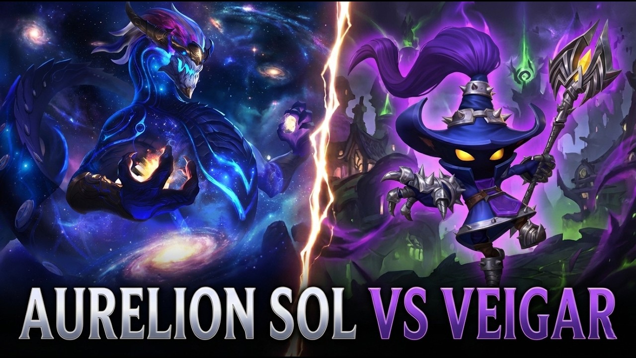 MVP Aurelion Sol (9/2/12) vs Veigar | Carreando al Toxicologo 😎